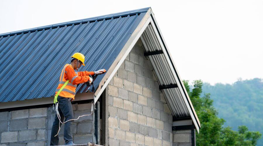 Expert tile roof repair services in New Munich, MN